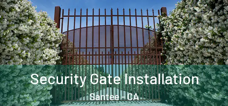 Security Gate Installation Santee - CA